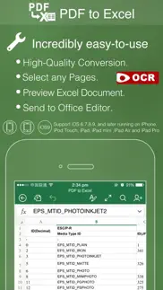 pdf to excel with ocr lite iPhone Captures Décran 3