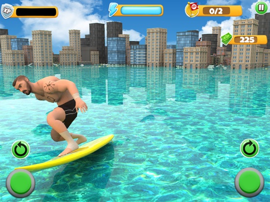 Extreme Water Surfer Flip Dive iPad screenshot