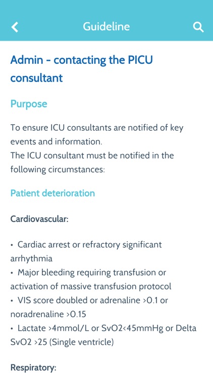 Paediatric Intensive Care