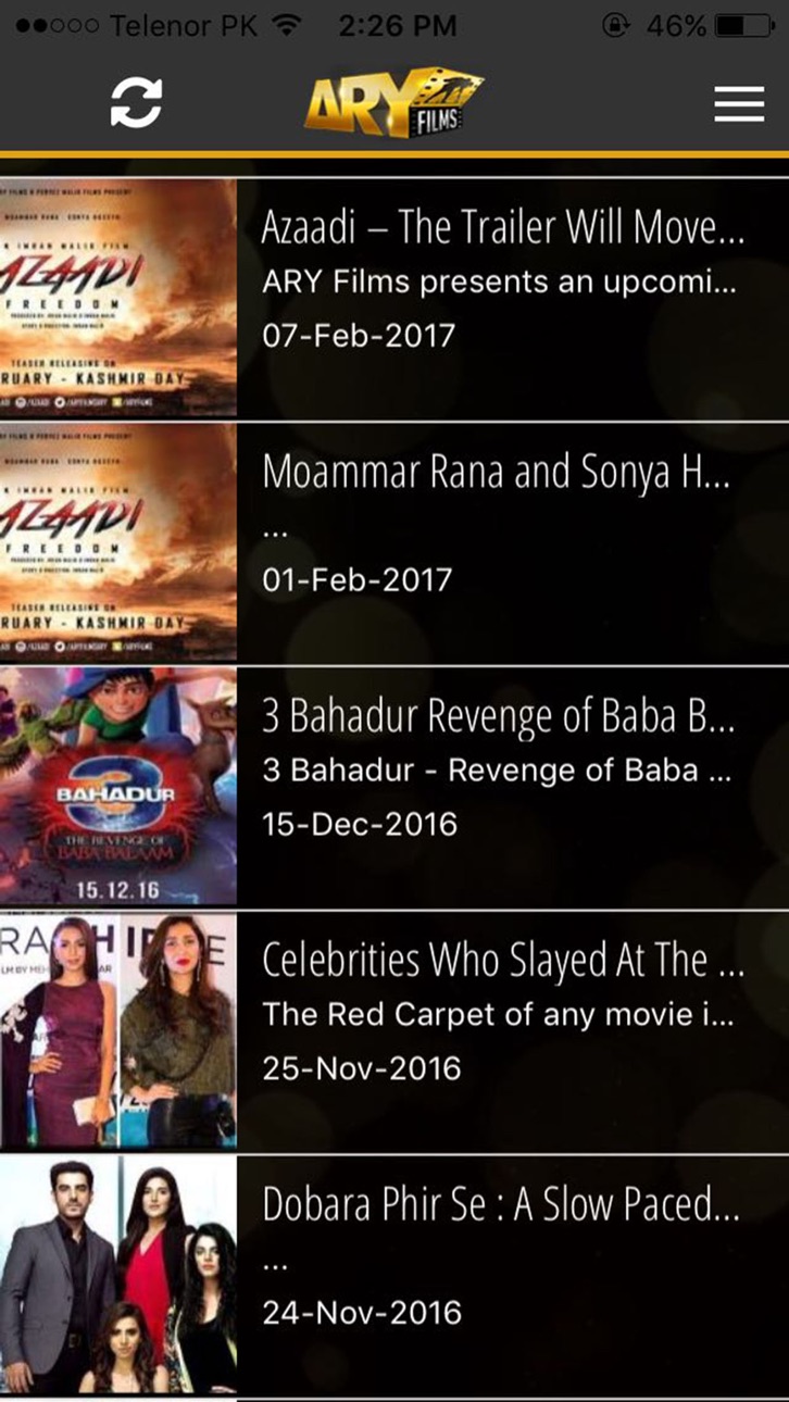 iPhone screenshot