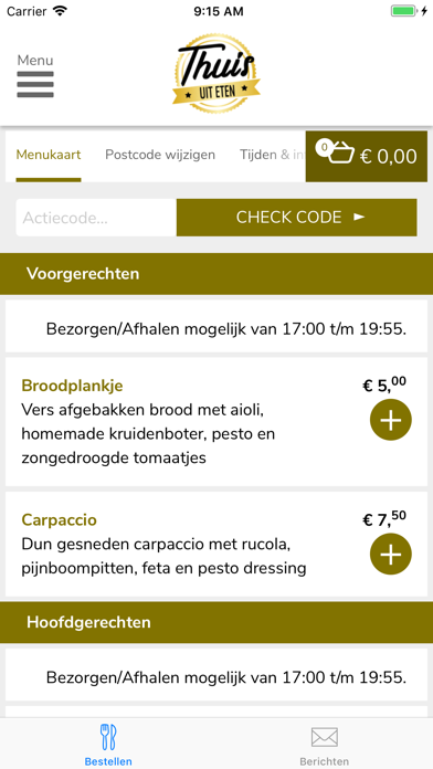 Screenshot #2 pour Thuis Uit Eten