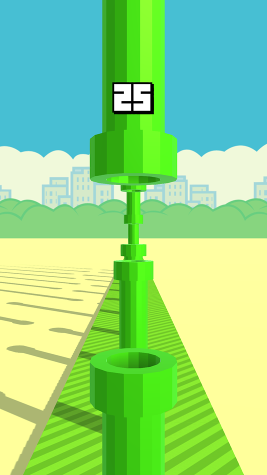 #2. Flappy 3D - Bird's Eye View (iOS) Podle: TippyTap