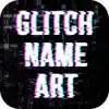 Glitch Effect Name Art delete, cancel