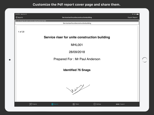 ‎SnagBricks - Site Auditing Screenshot