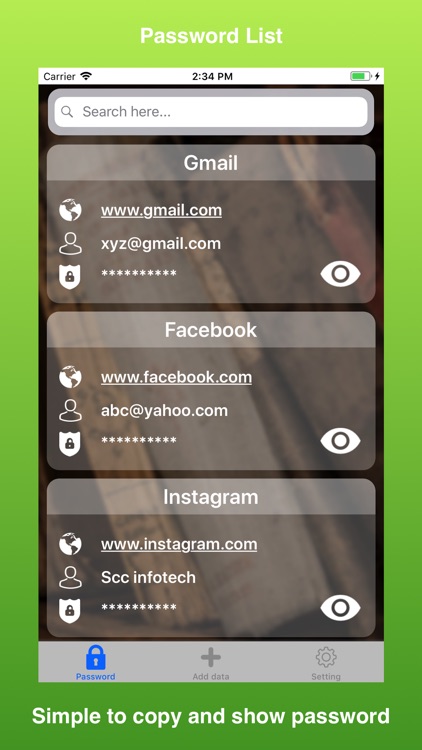 Pocket Password keeper