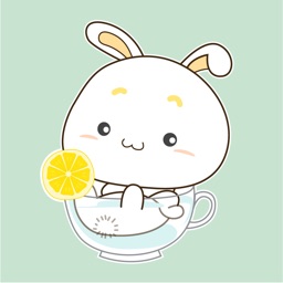Teacup Bunny Animated Stickers