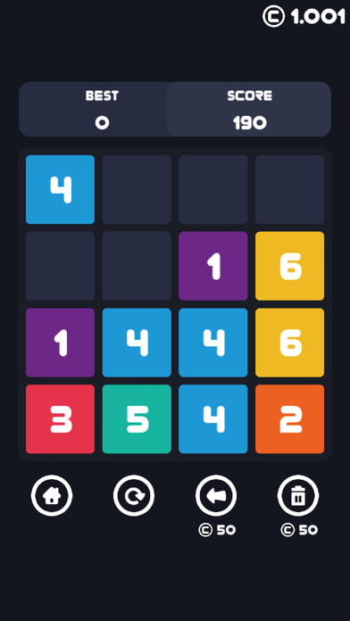 Screenshot #1 pour Slide To Six! Swipe Number