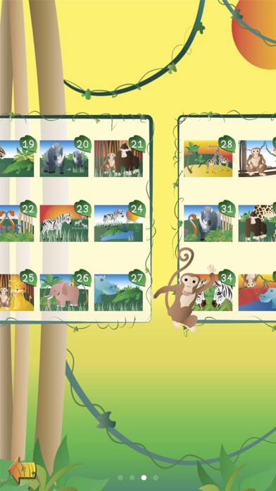 Screenshot #1 pour Puzzles pour enfants:JunglePRO