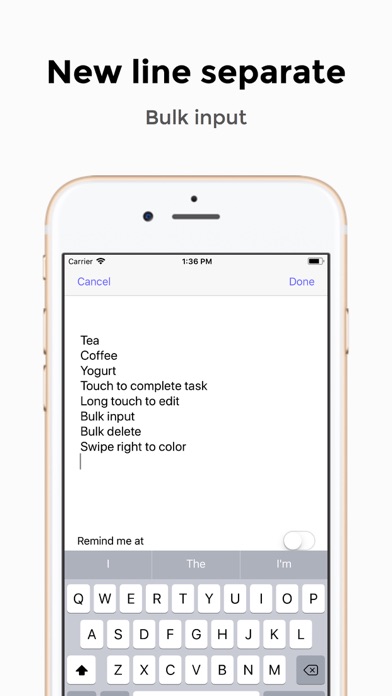 List it++: Simple To do & Task Screenshot on iOS