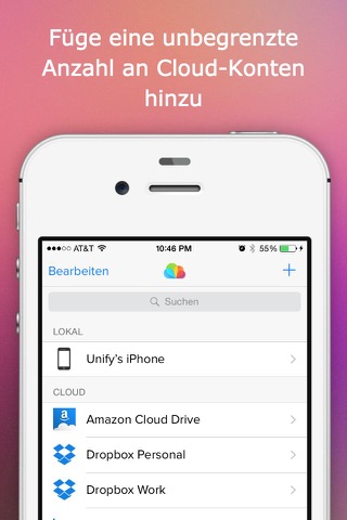 Unify - Cloud File Manager screenshot 2