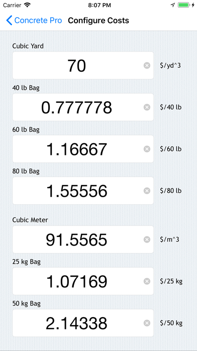 Concrete Pro - Cost Calculatorのおすすめ画像4