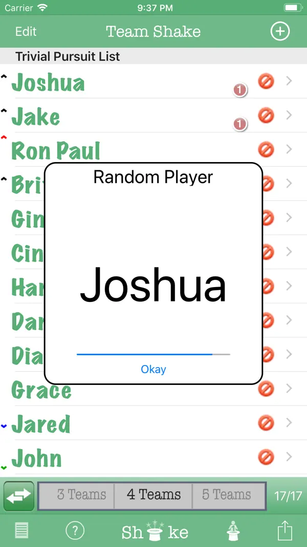 Team Shake Screenshot 3