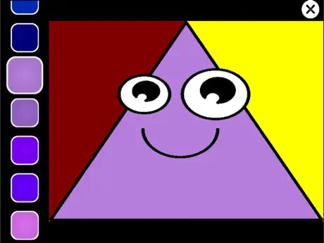 Shape Polygon Coloring