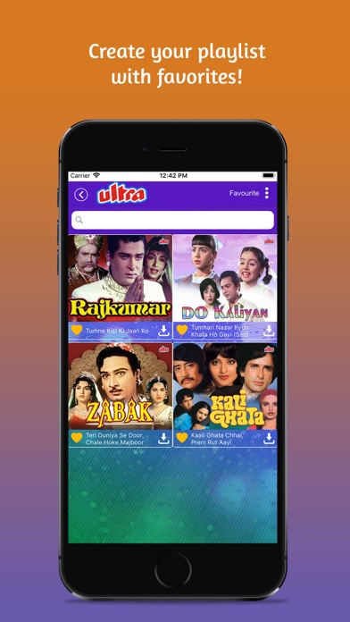 Top Mohammed Rafi Video Songs iPhone screenshot 4 - Music app