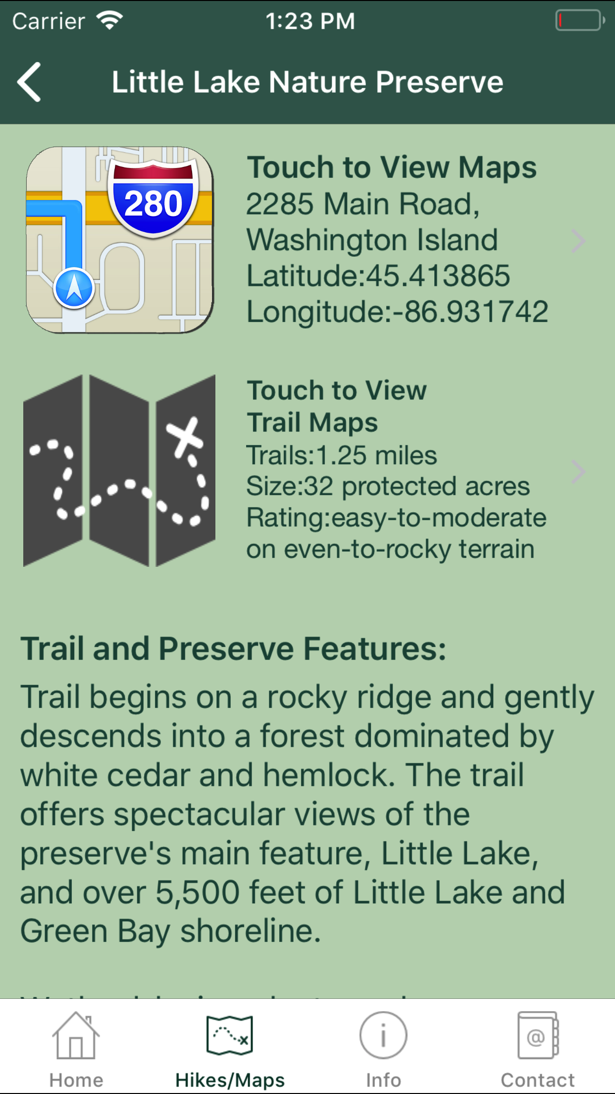 Hiking Trails screenshot 3