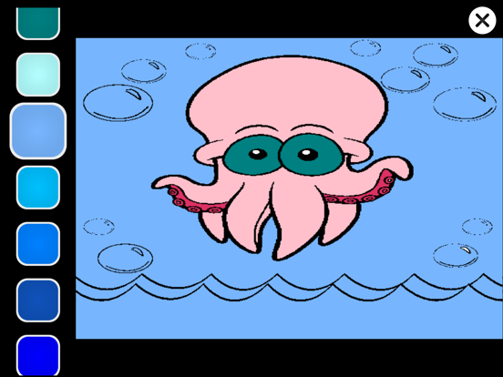Sea Creatures Coloring Pages iPad screenshot