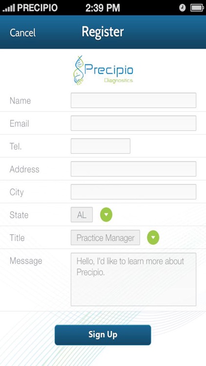 Precipio Diagnostics