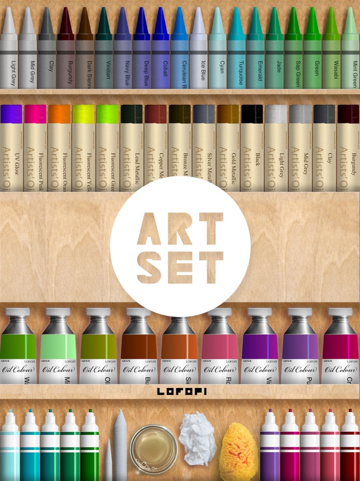 #1. Art Set (iOS) 由: LOFOPI