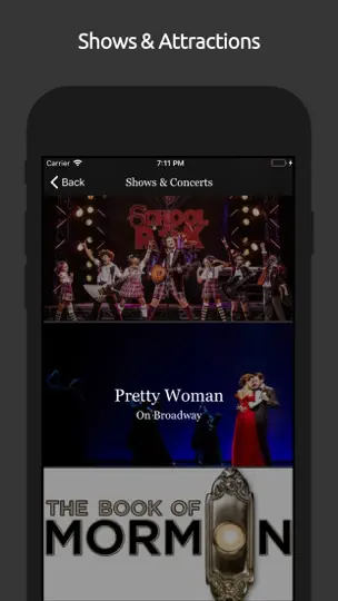 New York Tickets iPhone Screenshot 2