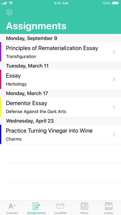 break for School Loop iPhone screenshot 4 - Education app