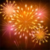 Icon Animated Fireworks for Message