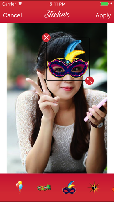Selfie Camera Editor iPhone screenshot
