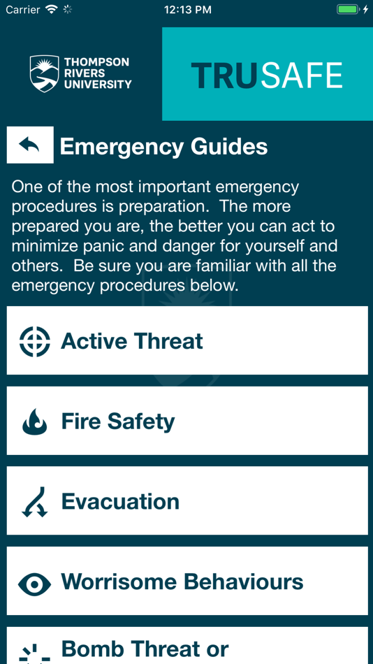 #3. TRU Safe (iOS) 由: Thompson Rivers University Bookstore