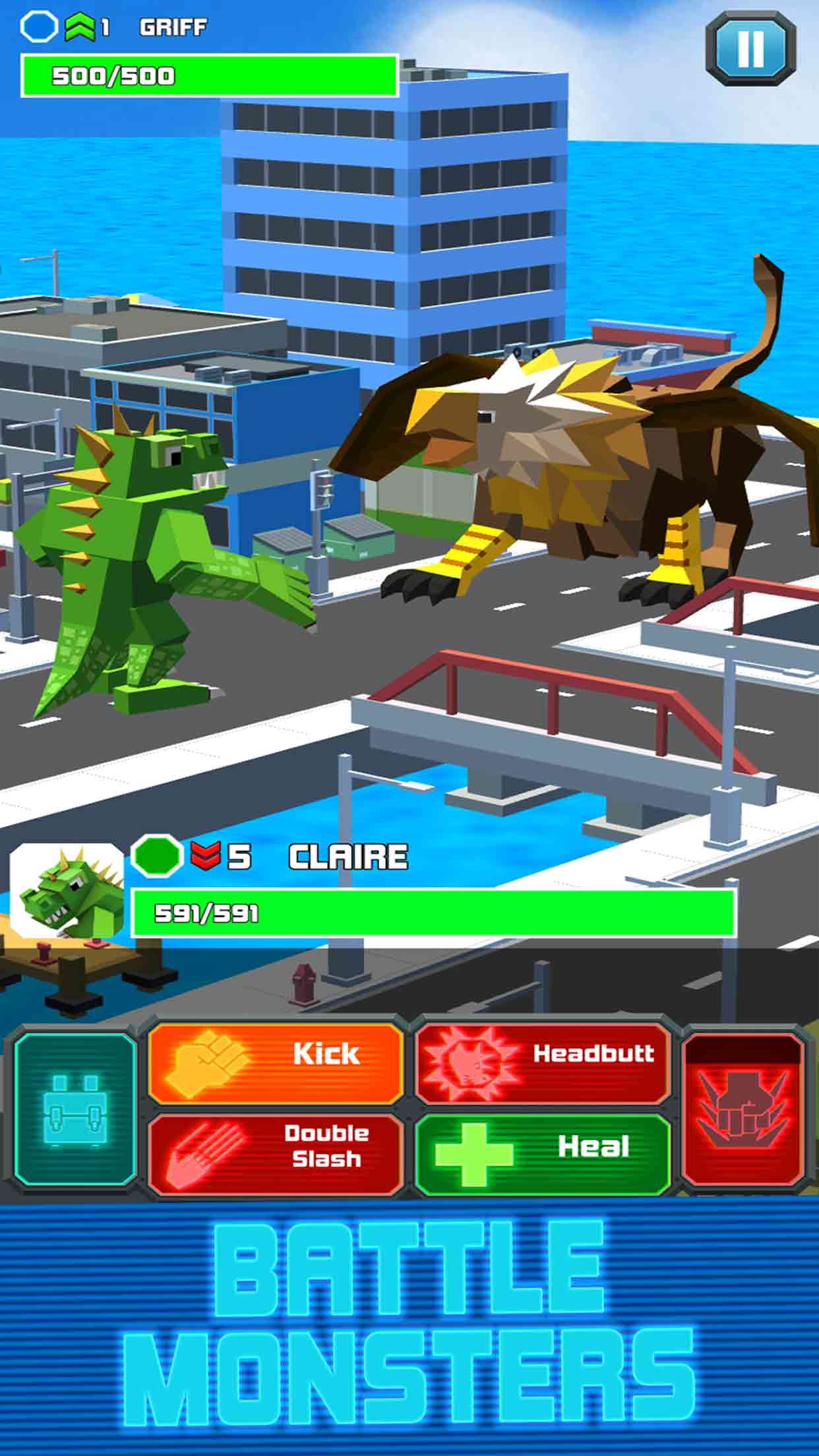 Screenshot 2 of Smashy City: Monster Battles