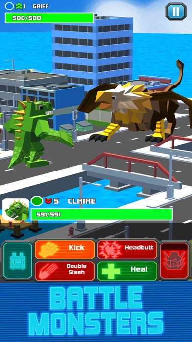 Screenshot #2 pour Smashy City: Monster Battles