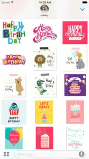 How to cancel & delete happy birthday stickers & card 4