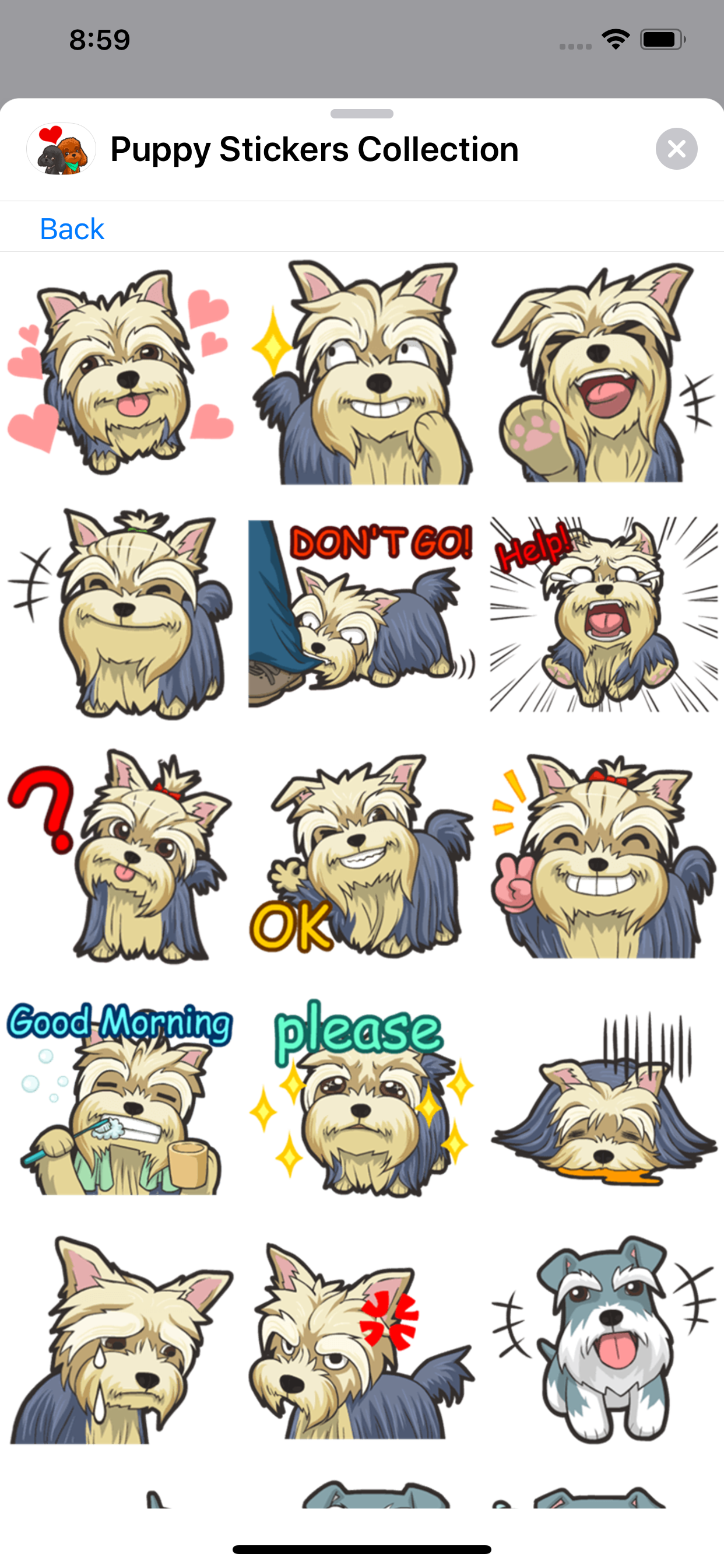 Puppy Stickers Collection screenshot 6