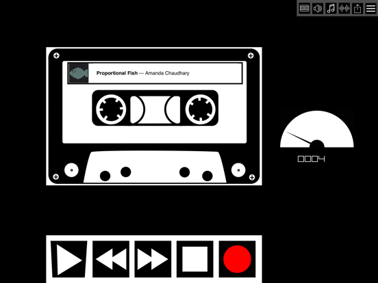 CatSynth Cassette iPad screenshot 1 - Music app