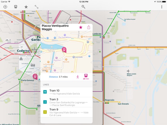 Screenshot #5 pour Milan Rail Map Lite