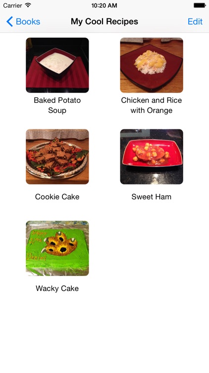 Cards, A Recipe App
