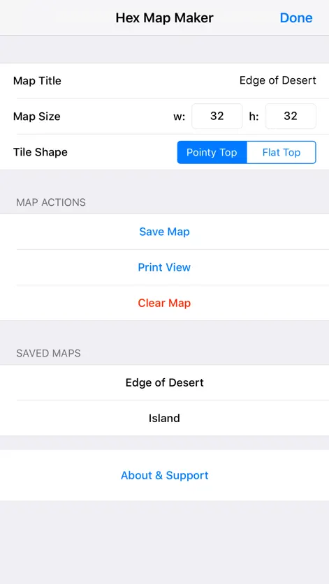 Hex Map Maker - Games App | MWM