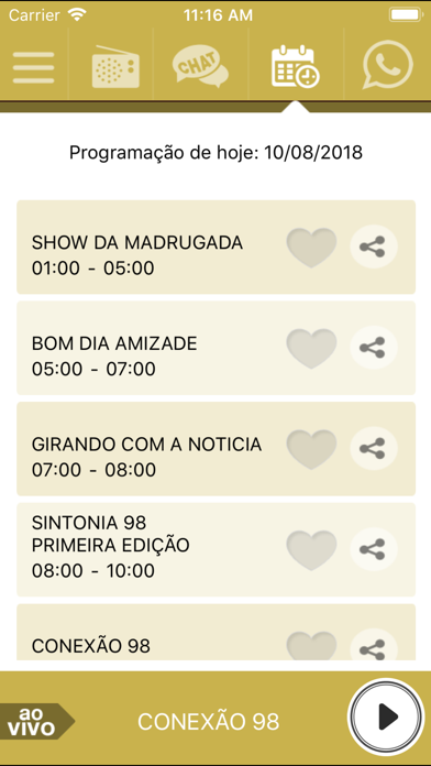 Screenshot #3 pour Rádio Amizade FM 98.7