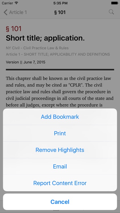 New York Civil Practice Law and Rules (LawStack)