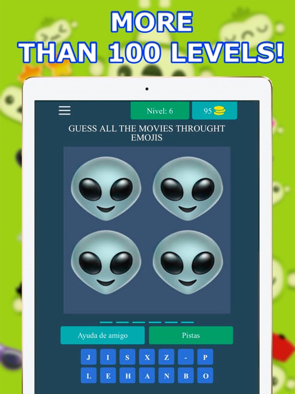 4 Emojis 1 Movie - Guess Movie iPad screenshot