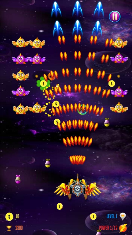 Galaxy Chicken Attack Pro screenshot-3