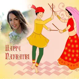 Navratri Photo Collage Frame app icon