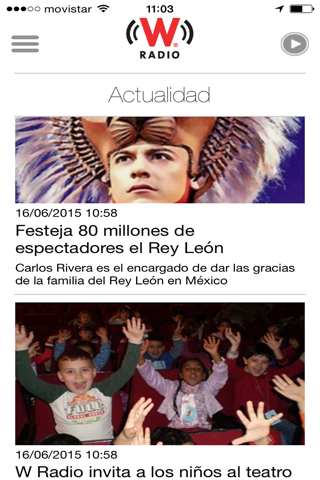 WRadio México para iPhone screenshot 4