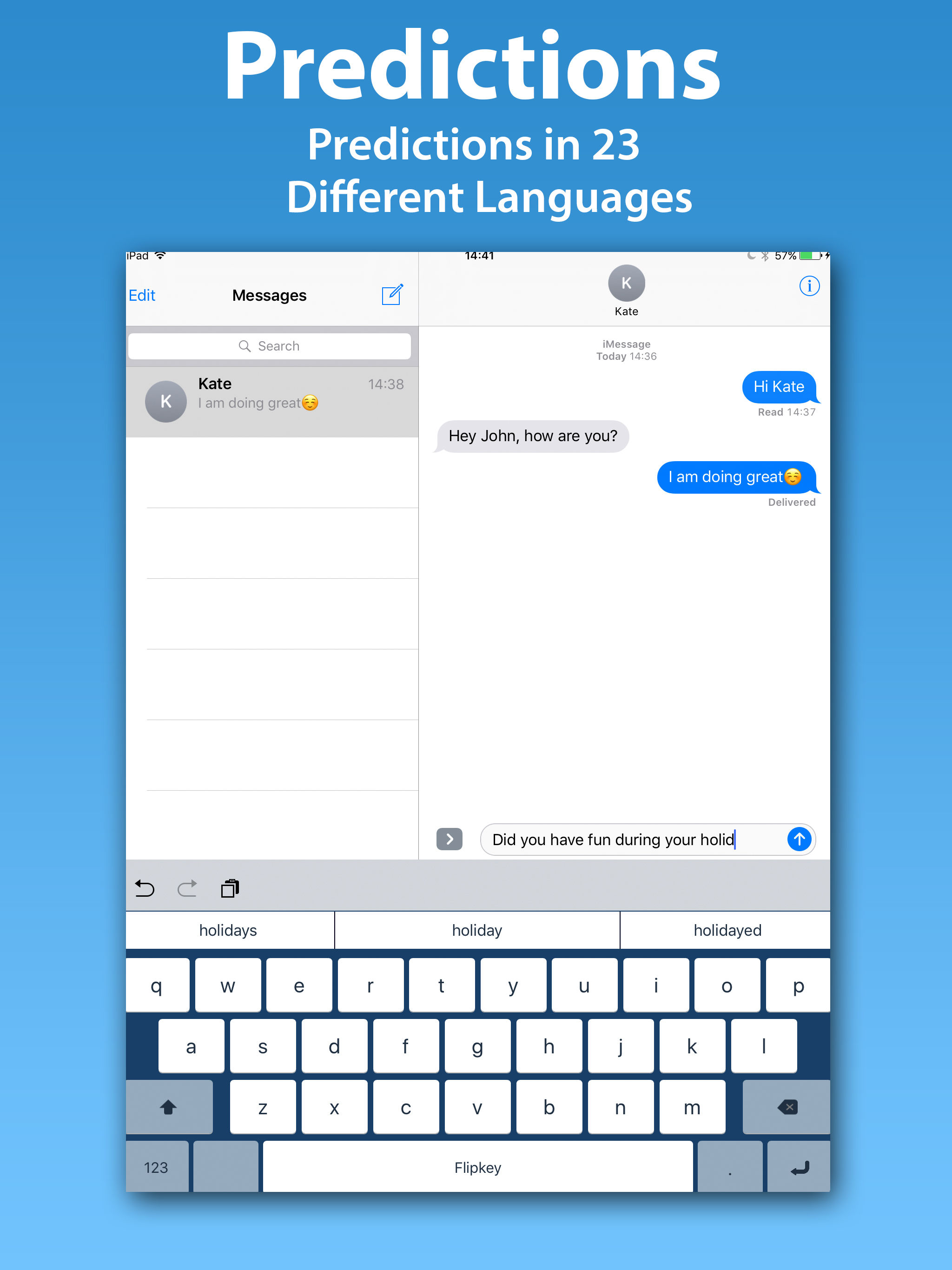 FlipKey Keyboard -Flip to Snap screenshot 8