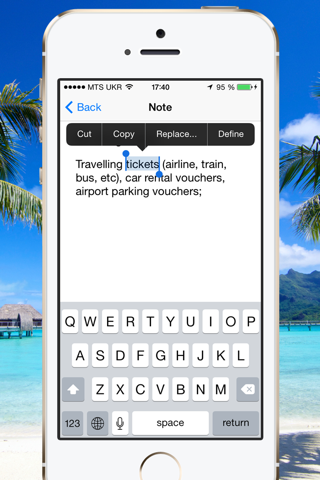 Vacation Packing Checklist screenshot 4