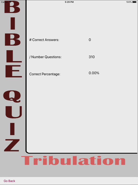 Screenshot #6 pour Tribulation Bible Quiz