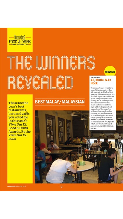 Time Out Kuala Lumpur Magazine