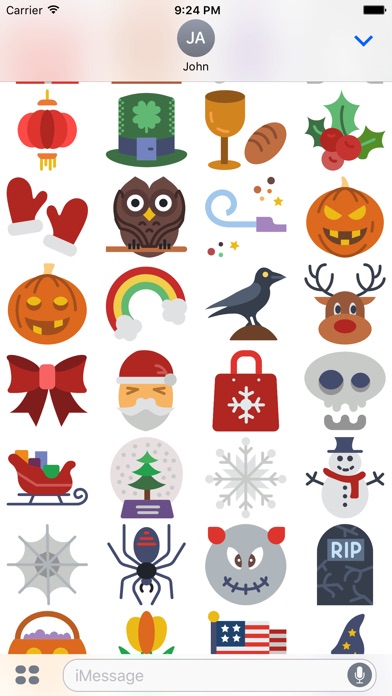 The Holidays Sticker Pack screenshot 2