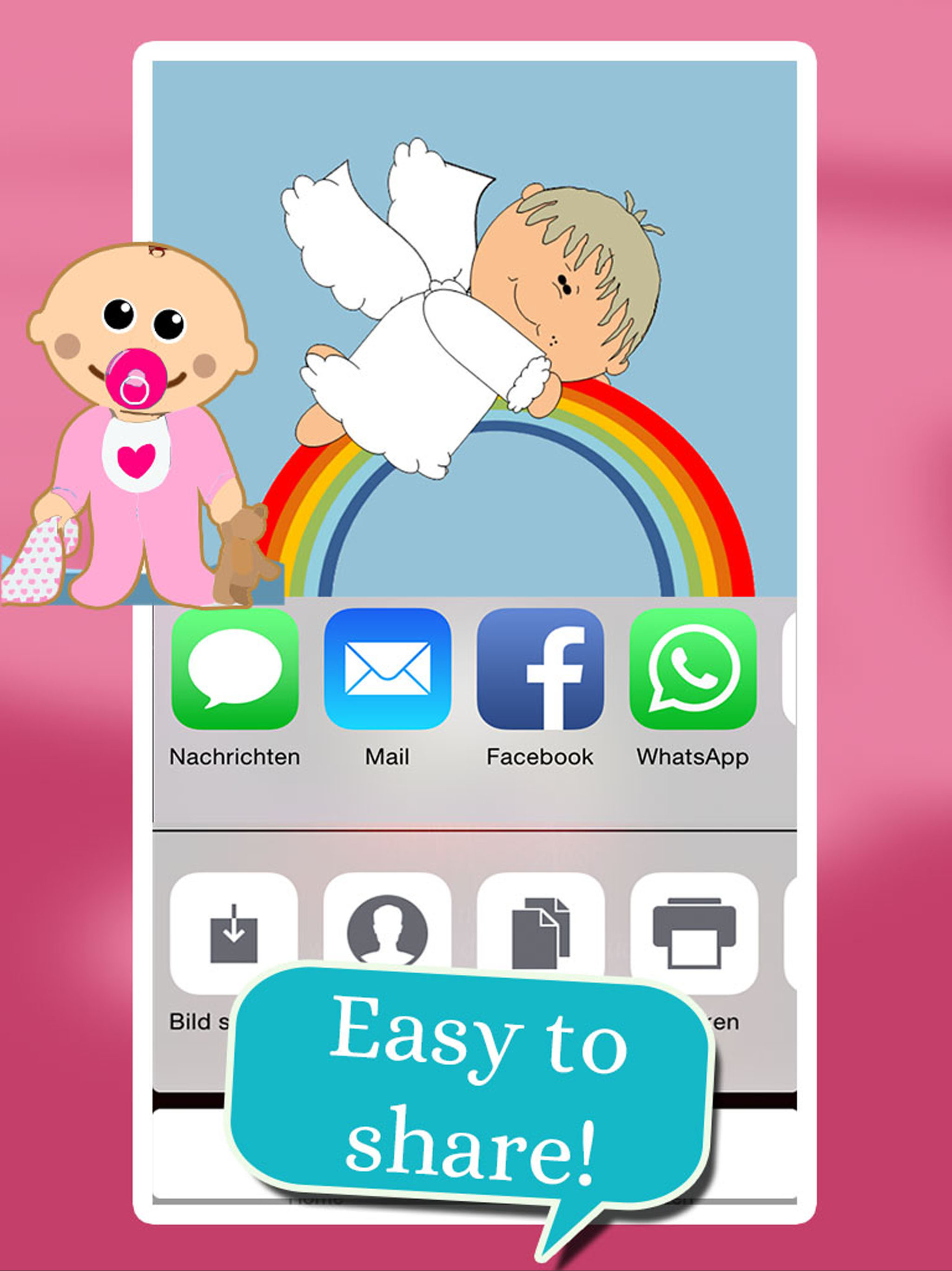 Baby - Birth Card Maker screenshot 10