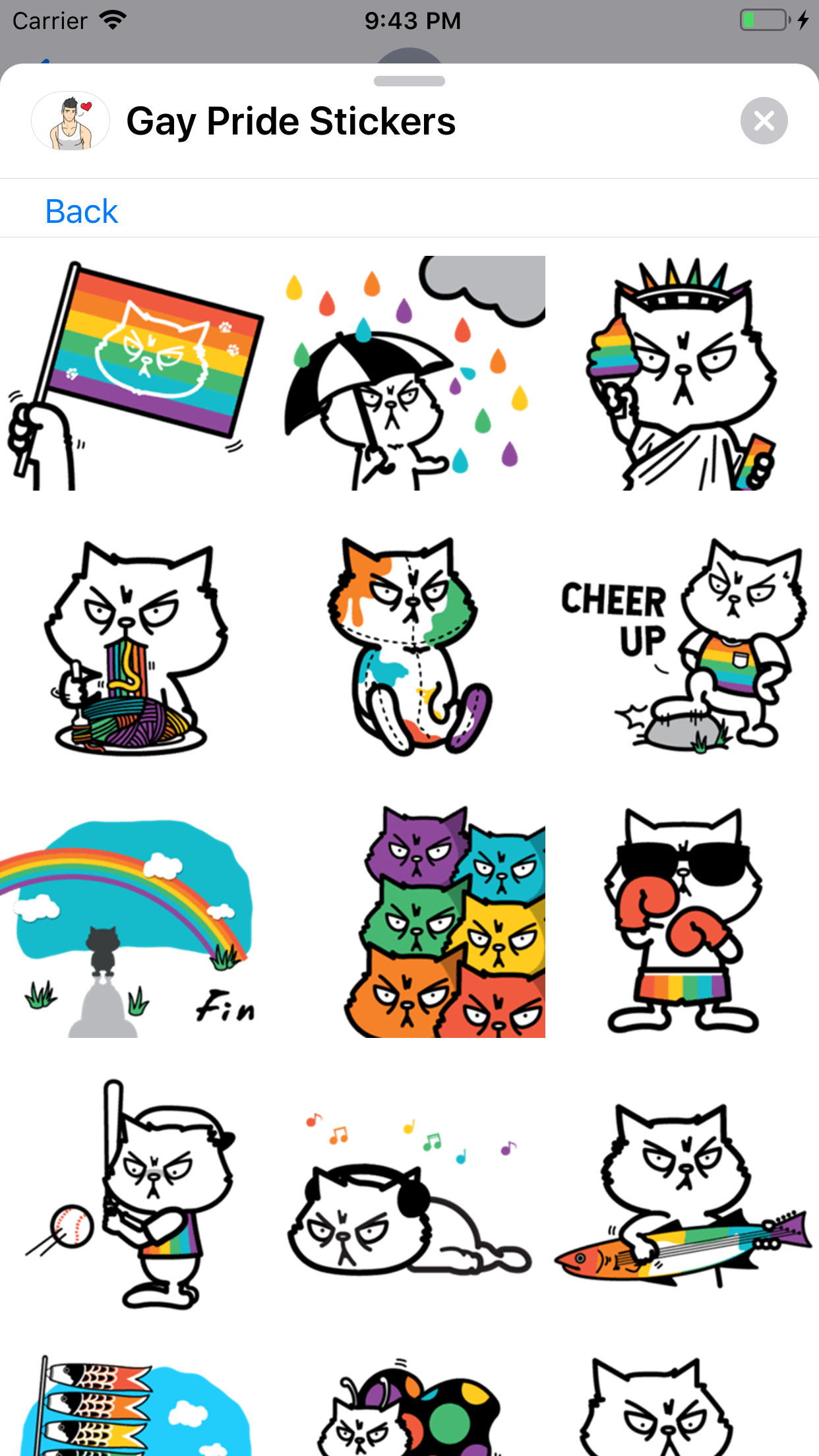 Gay Pride Stickers Collection screenshot 4
