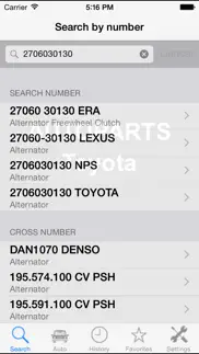 autoparts for toyota iphone screenshot 1