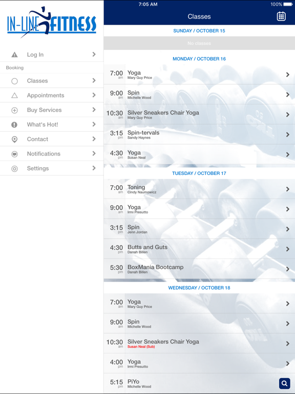 Screenshot #6 pour In-Line Fitness